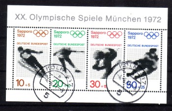 BRD Michelnummer Block 6 gestempelt BRD Michelnummer Block 6 gestempelt