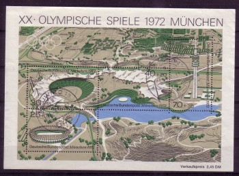 BRD Michelnummer Block 7 gestempelt