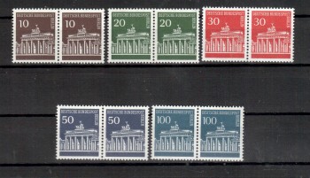 Berlin Michelnummer 286 - 290 waagerechte Paare postfrisch