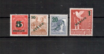 Berlin Michelnummer 64 - 67 postfrisch Berlin Michelnummer 64 - 67 postfrisch