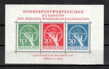 Berlin Michelnummer Block 1 postfrisch Berlin Michelnummer Block 1 postfrisch