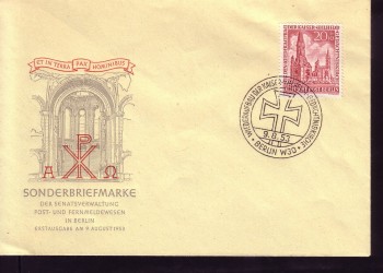 (intern:014 ) Berlin Michelnummer 108 amtlicher FDC (intern:014 ) Berlin Michelnummer 108 amtlicher FDC