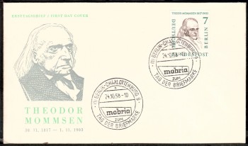 (intern:033 ) Berlin Michelnummer 163 FDC