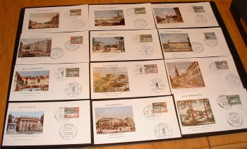 (intern:057) Berlin Michelnummer 218 - 229 FDC