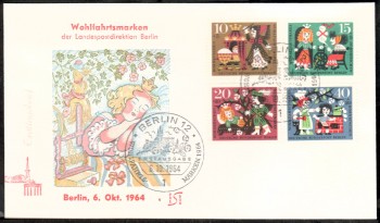 (intern:072 ) Berlin Michelnummer 237 - 240 FDC