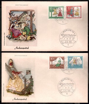 (intern:085 ) Berlin Michelnummer 266 - 269 FDC (intern:085 ) Berlin Michelnummer 266 - 269 FDC