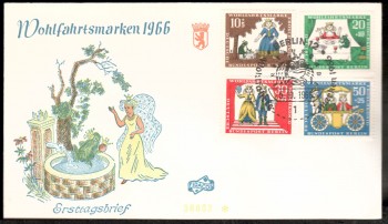 (intern:092 ) Berlin Michelnummer 295 - 298 FDC (intern:092 ) Berlin Michelnummer 295 - 298 FDC