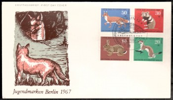 (intern:094 ) Berlin Michelnummer 299 - 302 FDC (intern:094 ) Berlin Michelnummer 299 - 302 FDC