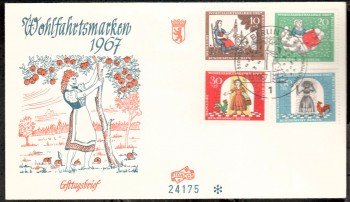 (intern:098 ) Berlin Michelnummer 310 - 313 FDC (intern:098 ) Berlin Michelnummer 310 - 313 FDC