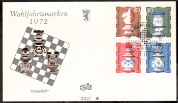 (intern:145 ) Berlin Michelnummer 435 - 438 FDC (intern:145 ) Berlin Michelnummer 435 - 438 FDC