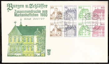 (intern:197 ) Berlin Michelnummer H - Blatt 20 FDC