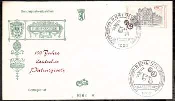 (intern:208 ) Berlin Michelnummer 550 FDC