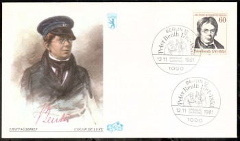 (intern:301 ) Berlin Michelnummer 654 FDC