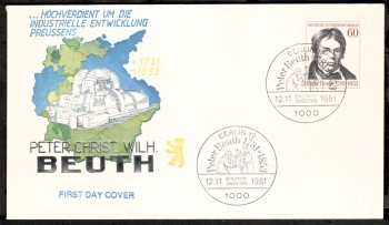 (intern:302 ) Berlin Michelnummer 654 FDC