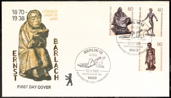 (intern:304 ) Berlin Michelnummer 655 - 657 FDC