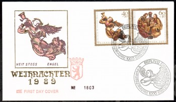 (intern:474 ) Berlin Michelnummer 858 - 859 FDC