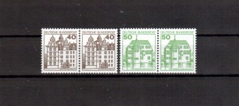 BRD Michelnummer 1037 - 1038 waagerechte Paare postfrisch