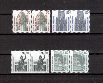 BRD Michelnummer 1339 - 1342 waagerechte Paare postfrisch