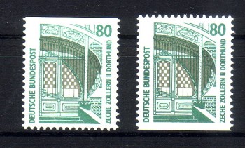 BRD Michelnummer 1342 C + D postfrisch