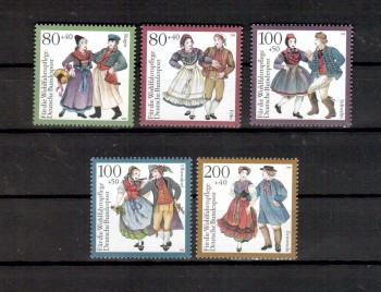 BRD Michelnummer 1696 - 1700 postfrisch