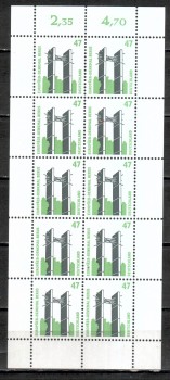 BRD Kleinbogen Michelnummer 1932 postfrisch BRD Kleinbogen Michelnummer 1932 postfrisch