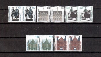 BRD Michelnummer 1934 - 1938 waagerechte Paare postfrisch