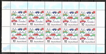 BRD Kleinbogen Michelnummer 1954 postfrisch BRD Kleinbogen Michelnummer 1954 postfrisch