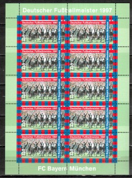 BRD Kleinbogen Michelnummer  1958 postfrisch