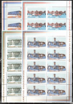 BRD Kleinbogen Michelnummer  1974 - 1977 postfrisch