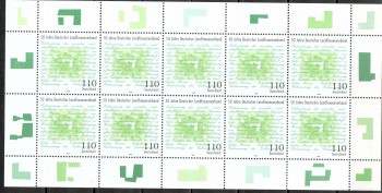 BRD Kleinbogen Michelnummer  1988 postfrisch