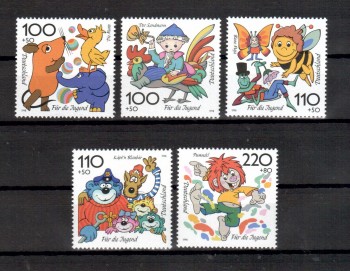 BRD Michelnummer 1990 - 1994 postfrisch BRD Michelnummer 1990 - 1994 postfrisch