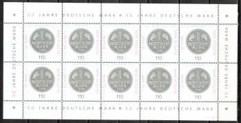 BRD Kleinbogen Michelnummer  1996 postfrisch