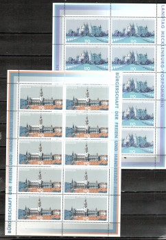 BRD Kleinbogen Michelnummer  2036 - 2037 postfrisch