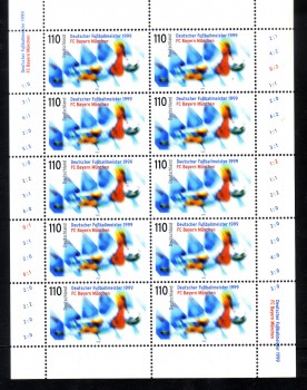 BRD Kleinbogen Michelnummer  2074 postfrisch