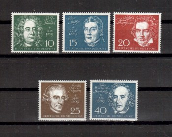 BRD Michelnummer 315-319 postfrisch BRD Michelnummer 315-319 postfrisch