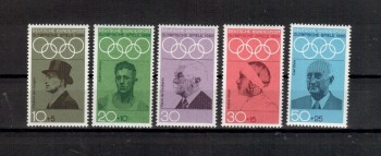 BRD Michelnummer 561-565 postfrisch