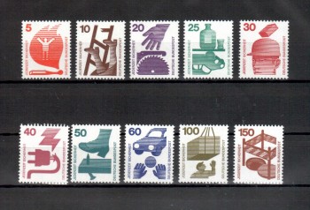 BRD Michelnummer 694 - 703 postfrisch