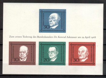 BRD Michelnummer Block 4 postfrisch