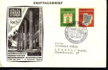(intern:006) BRD Michelnummer 171 - 172 FDC