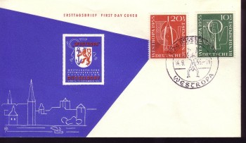 (intern:007) BRD Michelnummer 217 - 218 FDC