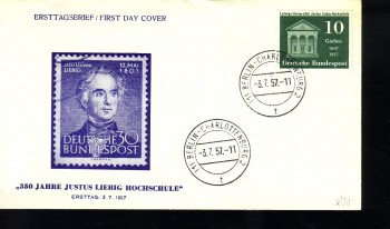 (intern:029) BRD Michelnummer 258 FDC