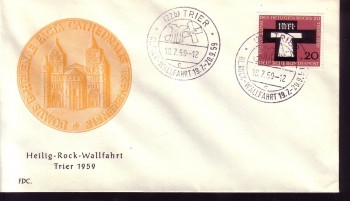 (intern:074) BRD Michelnummer 313 FDC