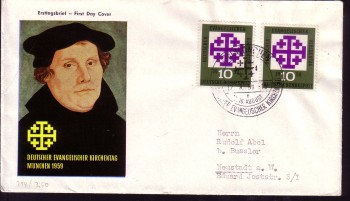 (intern:078) BRD Michelnummer 314 FDC (intern:078) BRD Michelnummer 314 FDC
