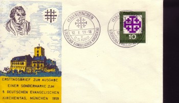 (intern:079) BRD Michelnummer 314 FDC (intern:079) BRD Michelnummer 314 FDC