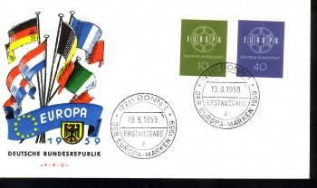 (intern:082) BRD Michelnummer 320 - 321 FDC (intern:082) BRD Michelnummer 320 - 321 FDC