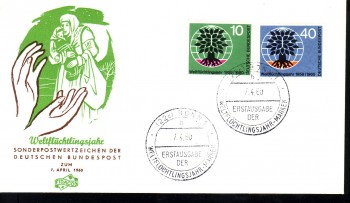 (intern:091) BRD Michelnummer 326 - 327 FDC (intern:091) BRD Michelnummer 326 - 327 FDC