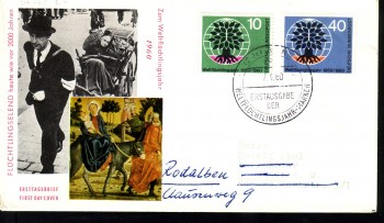 (intern:092) BRD Michelnummer 326 - 327 FDC (intern:092) BRD Michelnummer 326 - 327 FDC