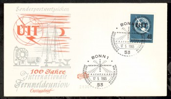 (intern:1066) BRD Michelnummer 476 FDC (intern:1066) BRD Michelnummer 476 FDC