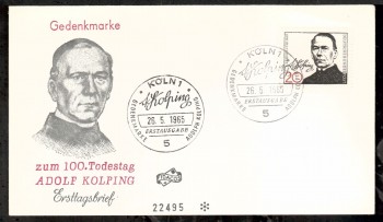 (intern:1070) BRD Michelnummer 477 FDC (intern:1070) BRD Michelnummer 477 FDC