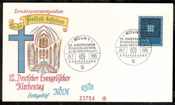 (intern:1077) BRD Michelnummer 480 FDC (intern:1077) BRD Michelnummer 480 FDC